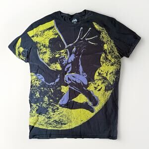 Vintage 2009 Batman All Over Print Graphic T shirt DC Comics Sz XL Y2K Rare AOP